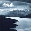 land towards the snow capped hills loch katrine